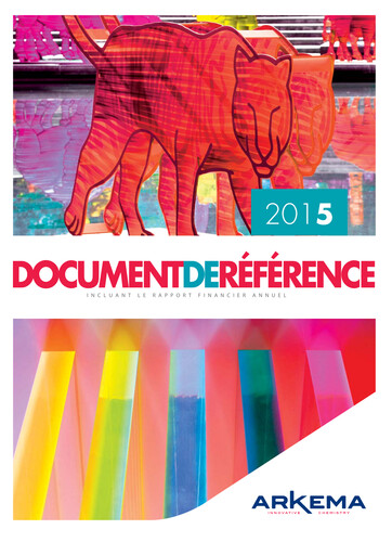 Thumbnail Arkema Universal Registration Document 2015