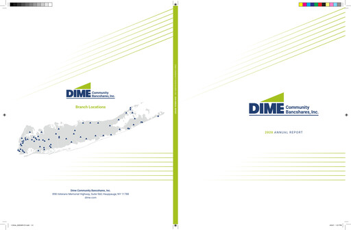 Thumbnail Dime Community Bancshares Annual Report 2020