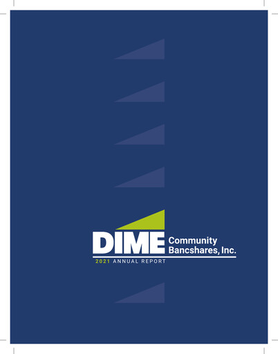 Thumbnail Dime Community Bancshares Annual Report 2021