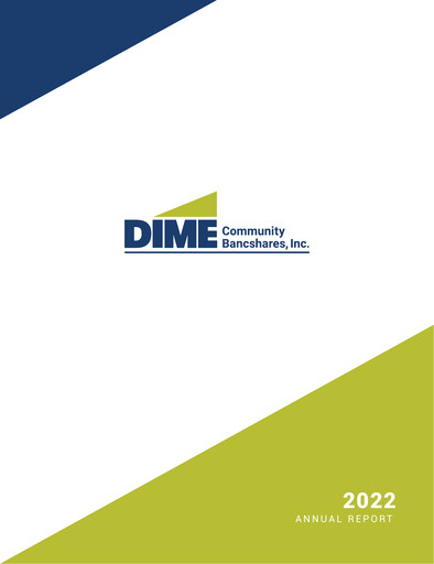Thumbnail Dime Community Bancshares Annual Report 2022