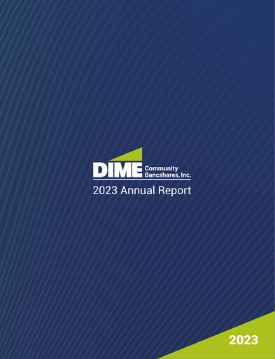 Thumbnail Dime Community Bancshares Annual Report 2023