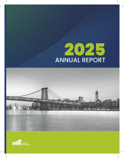 Thumbnail Dime Community Bancshares Annual Report 2025