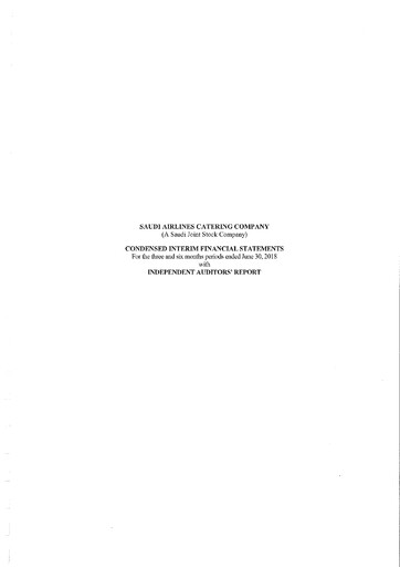 Thumbnail CATRION Catering Holding Company Financial Statement 2018-h1