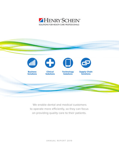 Vorschaubild Henry Schein
 Jahresbericht 2019