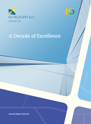 Thumbnail Sunlight REIT
 Annual Report 2015-2016