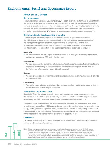 Thumbnail Sunlight REIT
 ESG Report 2021-2022