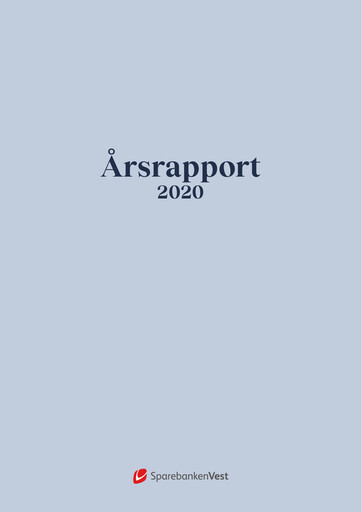 Thumbnail Sparebanken Vest Annual Report 2020