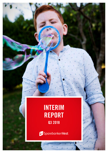 Thumbnail Sparebanken Vest Quarterly Report 2018-q3