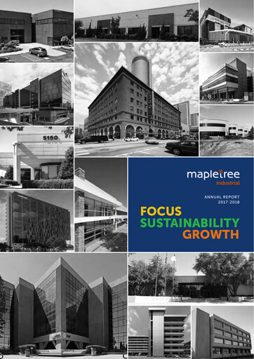 Thumbnail Mapletree Industrial Trust Annual Report 2017-2018