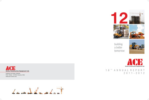 Miniature Action Construction Equipment Rapport annuel 2011-2012