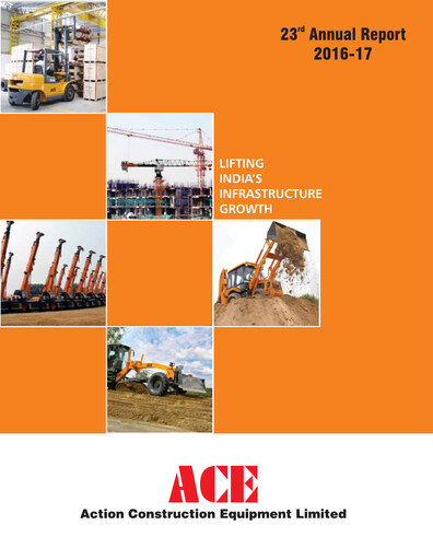 Miniature Action Construction Equipment Rapport annuel 2016-2017