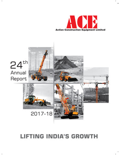 Miniature Action Construction Equipment Rapport annuel 2017-2018