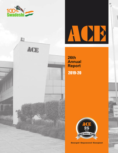 Miniature Action Construction Equipment Rapport annuel 2019-2020