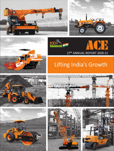 Miniature Action Construction Equipment Rapport annuel 2020-2021
