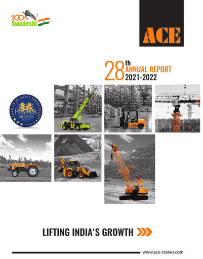 Miniature Action Construction Equipment Rapport annuel 2021-2022