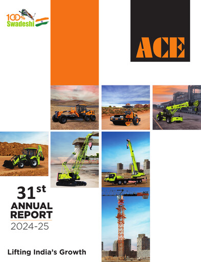Miniature Action Construction Equipment Rapport annuel 2024-2025