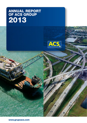Thumbnail Grupo ACS
 Annual Report 2013