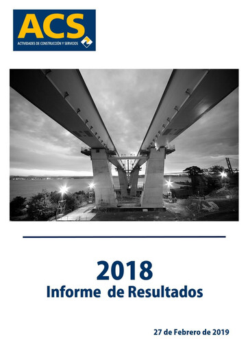 Thumbnail Grupo ACS
 Financial Report 2018
