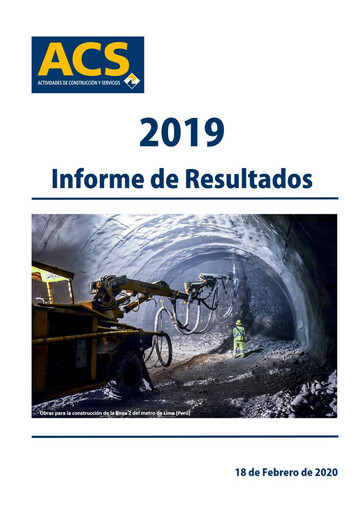 Thumbnail Grupo ACS
 Financial Report 2019