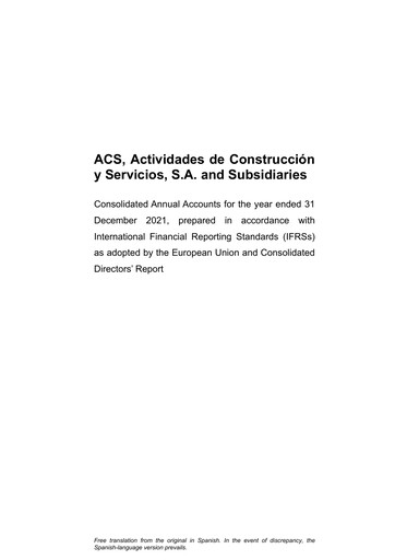 Thumbnail Grupo ACS
 Financial Statement 2021