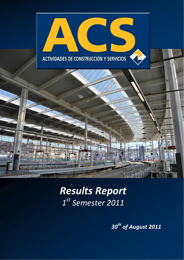 Thumbnail Grupo ACS
 Half-year Report 2011-h1