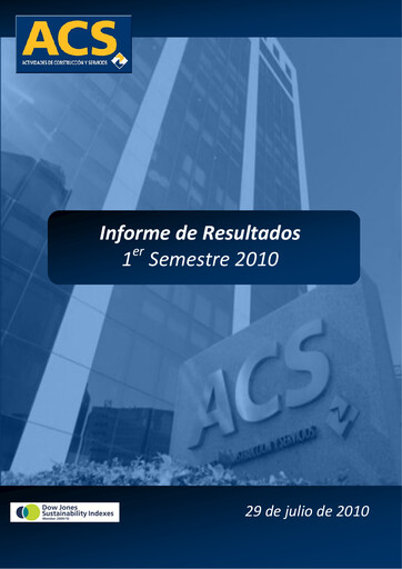 Thumbnail Grupo ACS
 Half-year Report 2010-h1