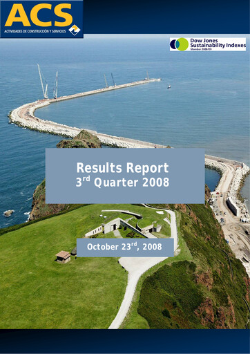 Thumbnail Grupo ACS
 Quarterly Report 2008-q3