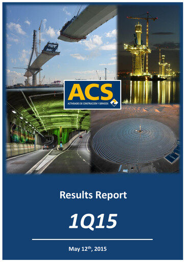Thumbnail Grupo ACS
 Quarterly Report 2015-q1