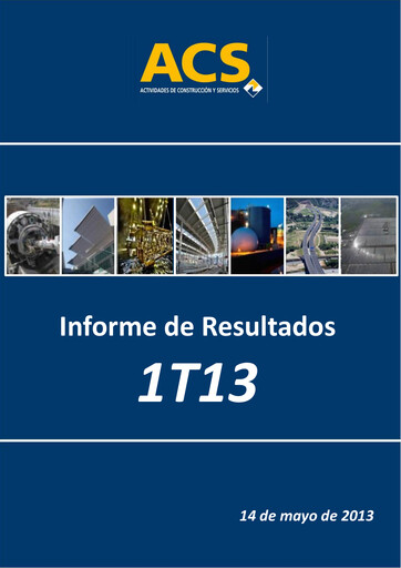 Thumbnail Grupo ACS
 Quarterly Report 2013-q1
