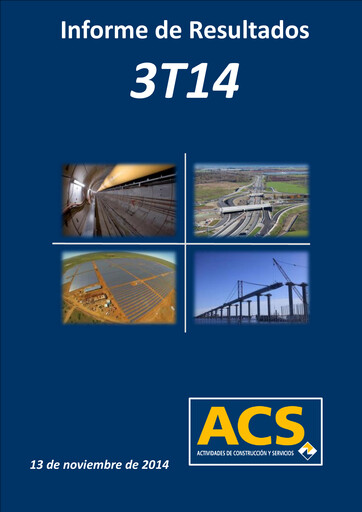 Thumbnail Grupo ACS
 Quarterly Report 2014-q3