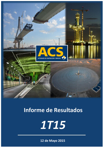 Thumbnail Grupo ACS
 Quarterly Report 2015-q1