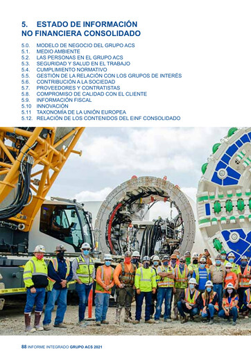 Thumbnail Grupo ACS
 Sustainability Report 2021