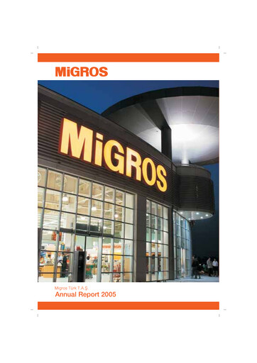 Thumbnail Migros Ticaret A.S. Annual Report 2005