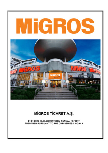 Thumbnail Migros Ticaret A.S. Half-year Report 2022-h1