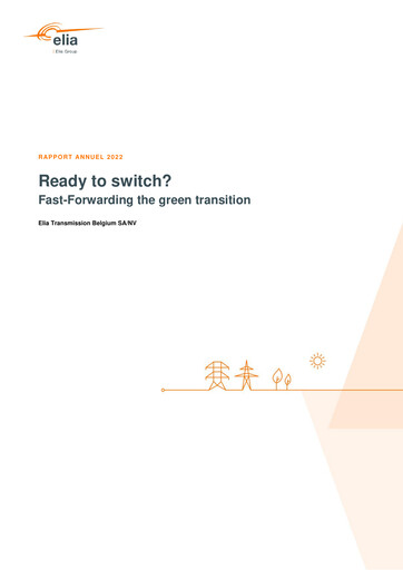 Miniature Elia Group Rapport annuel 2022