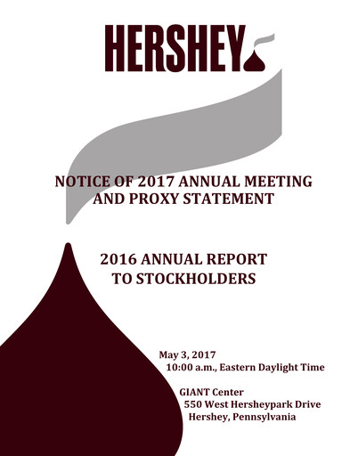 Miniature The Hershey Company Rapport annuel 2016