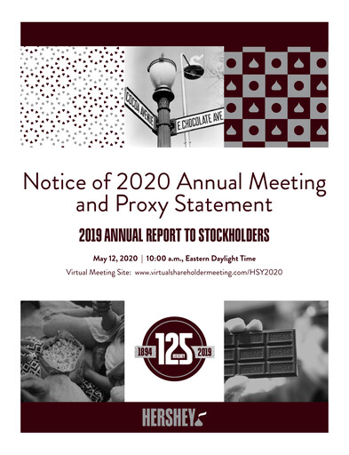 Miniature The Hershey Company Rapport annuel 2019
