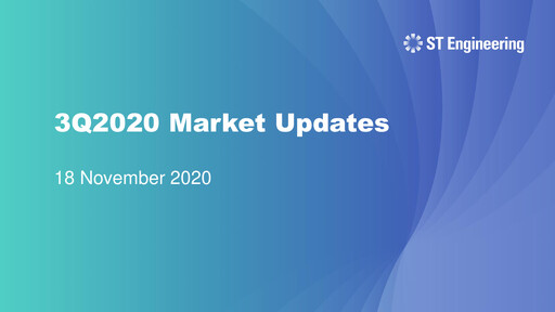 Thumbnail ST Engineering
 Quarterly Report 2020-q3
