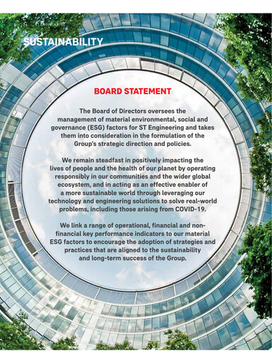 Thumbnail ST Engineering
 Sustainability Report 2020
