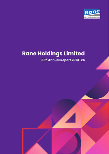 Miniature Rane Holdings Rapport annuel 2023-2024