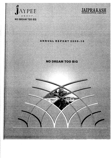 Thumbnail Jaypee Group
 Annual Report 2009-2010