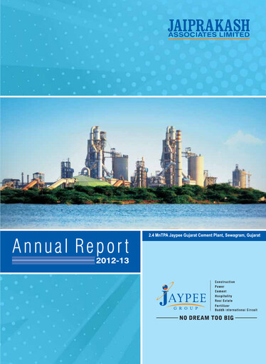 Thumbnail Jaypee Group
 Annual Report 2012-2013
