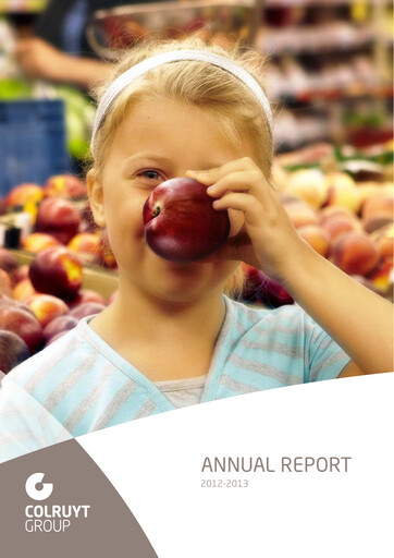 Thumbnail Colruyt Annual Report 2012-2013