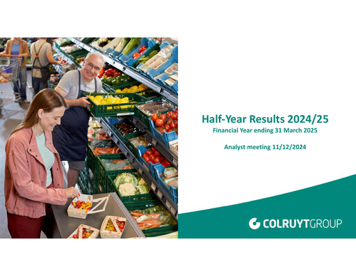 Thumbnail Colruyt Half-year Report 2024-h1