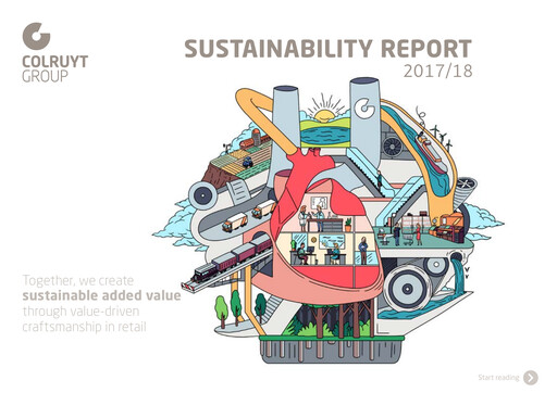 Thumbnail Colruyt Sustainability Report 2017-2018