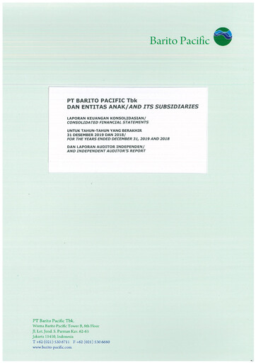 Vorschaubild Barito Pacific
 Finanzmitteilung 2019