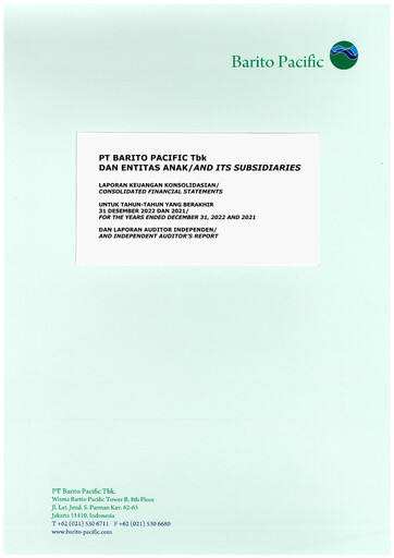 Vorschaubild Barito Pacific
 Finanzmitteilung 2022