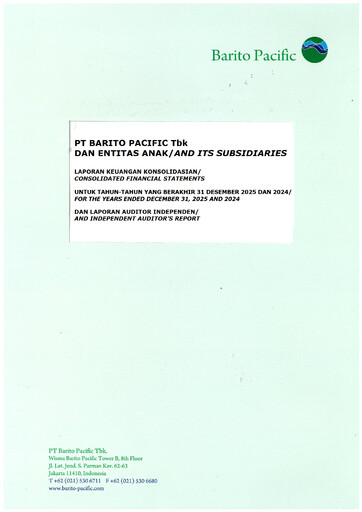 Miniature Barito Pacific
 Bilan financier 2025