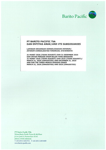 Miniature Barito Pacific
 Rapport trimestriel 2026-q1