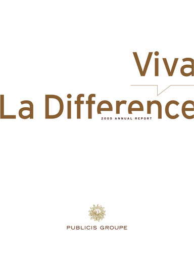 Thumbnail Publicis Groupe
 Annual Report 2005
